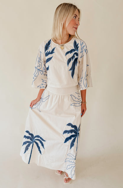 CIEBON NURI EMBROIDERED SKIRT