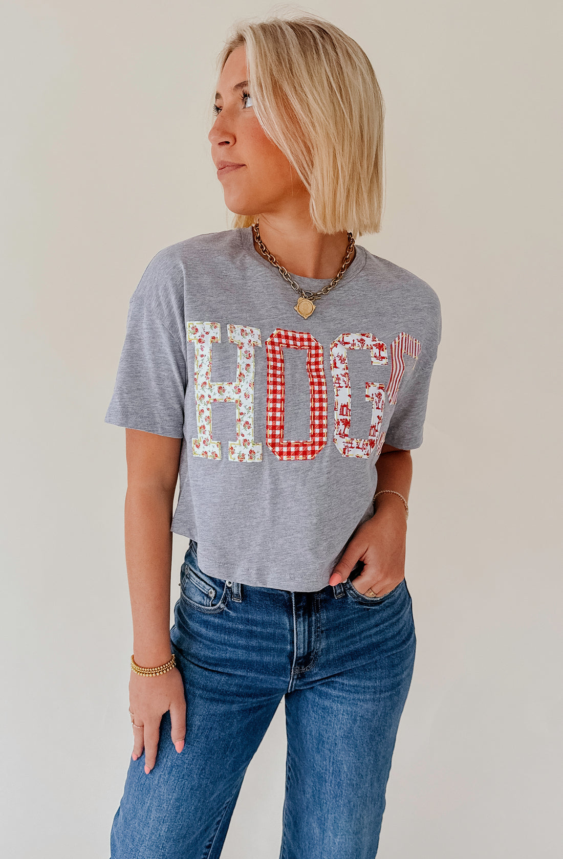 HOGS PATCHWORK TEE