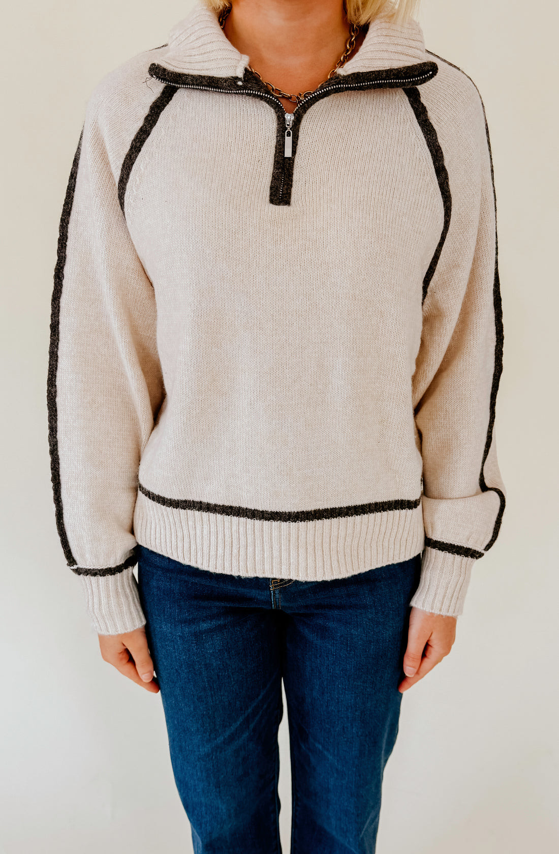 Z SUPPLY ALPS QUARTER ZIP SWEATER