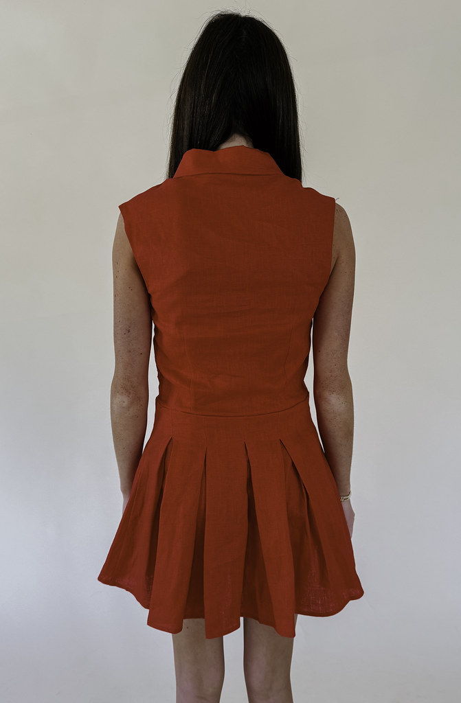 ON THE HILL PLEATED DRESS