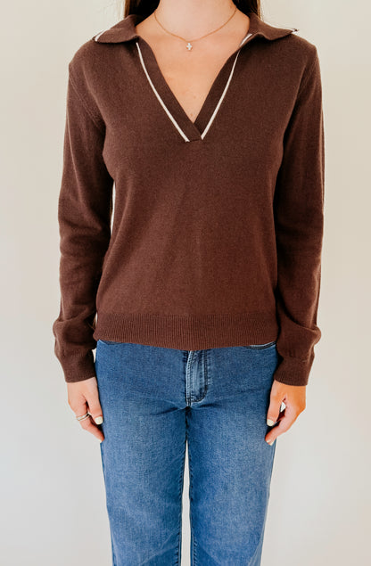 HEARTLOOM CITRINE V NECK SWEATER