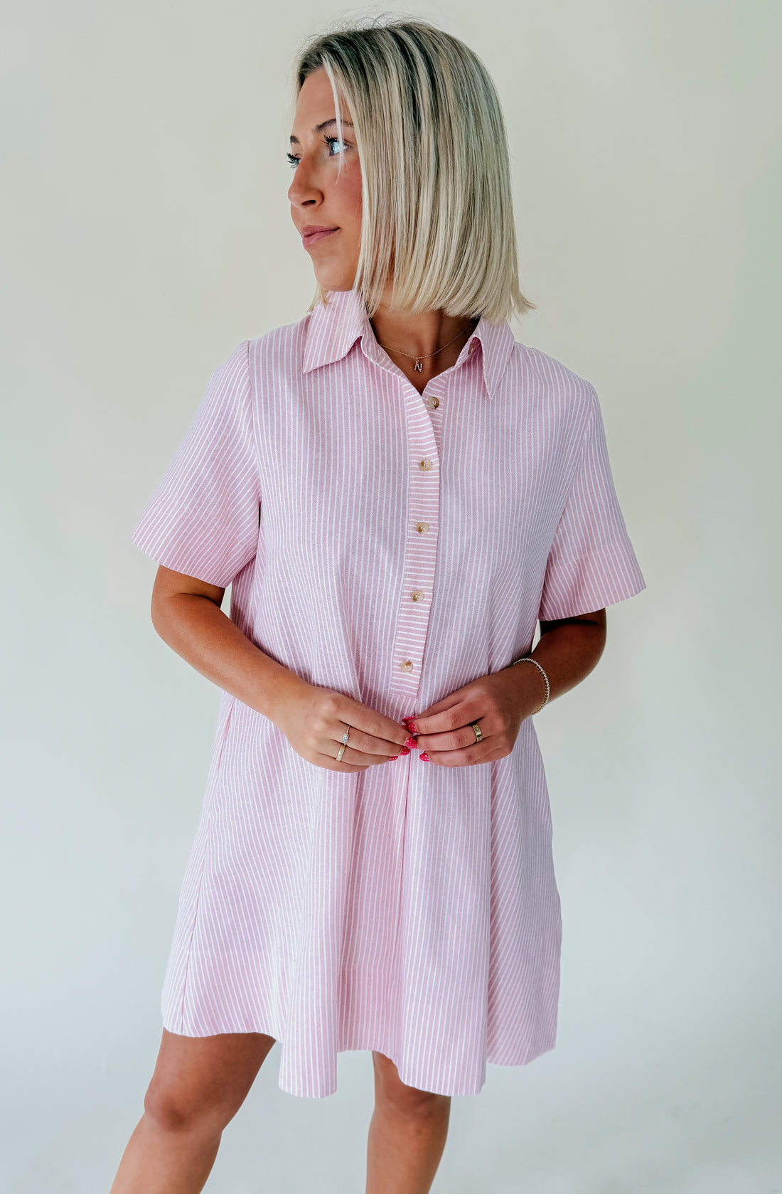 MALIBU STRIPED SHIFT DRESS