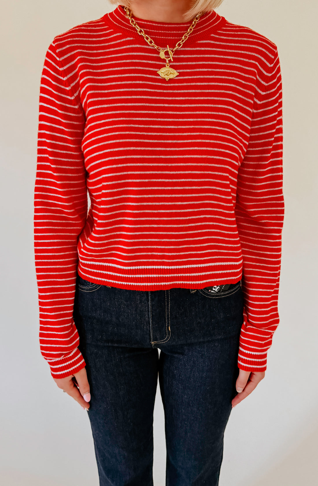 YOU CALLED IT STRIPED SWEATER