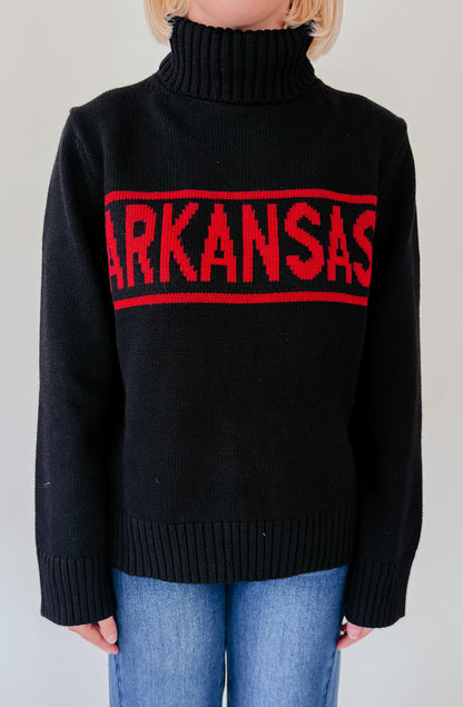 ARKANSAS ROLLED TURTLENECK SWEATER