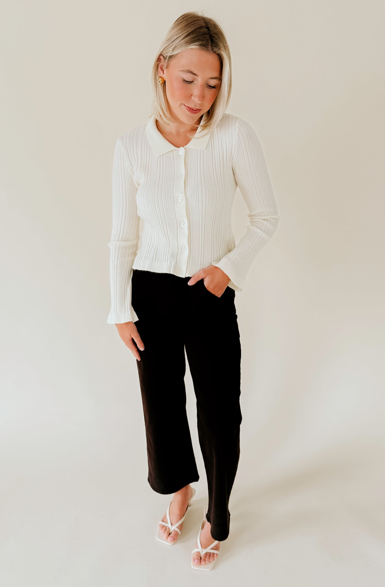 FRNCH TAYLOR BUTTONED TOP