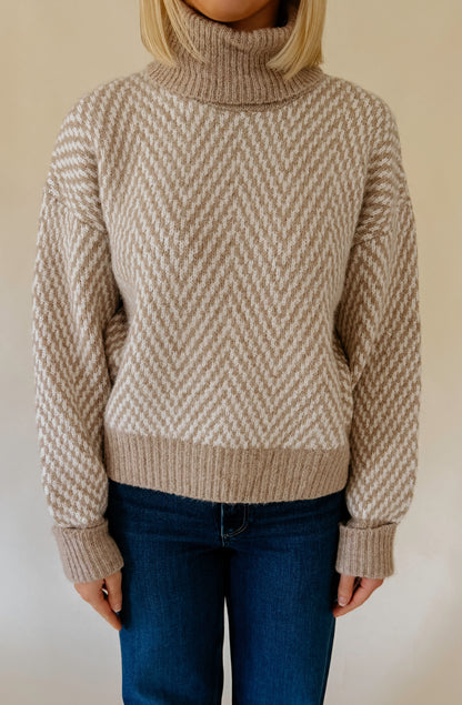 Z SUPPLY BALKAN FUNNEL NECK SWEATER