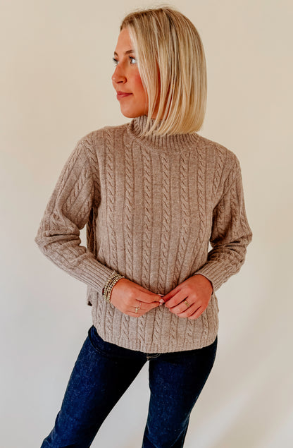 THE BROOKYLN MOCK NECK SWEATER