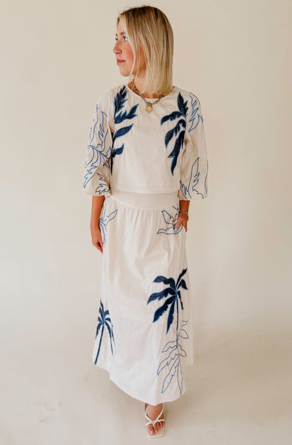 CIEBON NURI EMBROIDERED SKIRT