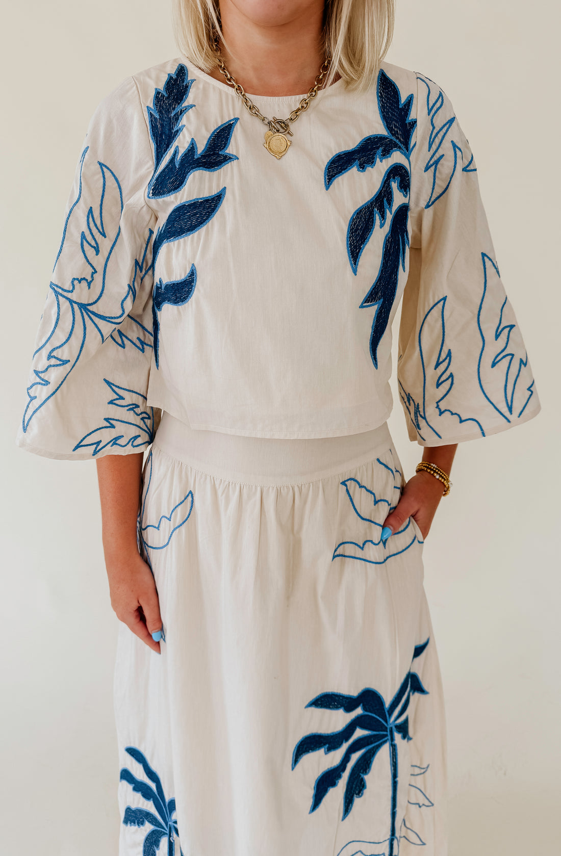 CIEBON TYLER EMBROIDERED TOP