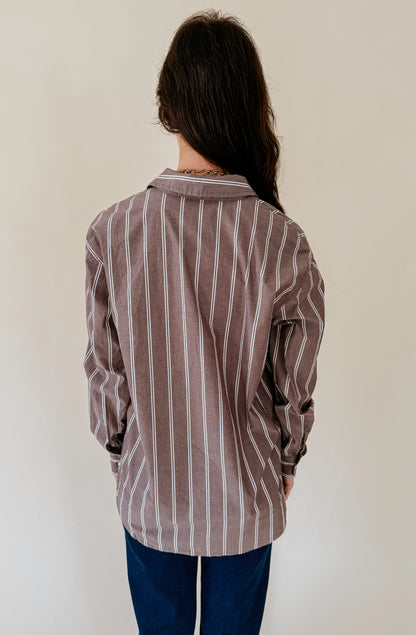 Z SUPPLY SEAPORT STRIPED POPLIN SHIRT