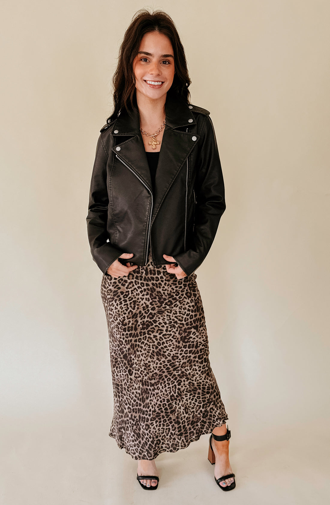 Z SUPPLY ALCHEMY FAUX LEATHER MOTO JACKET