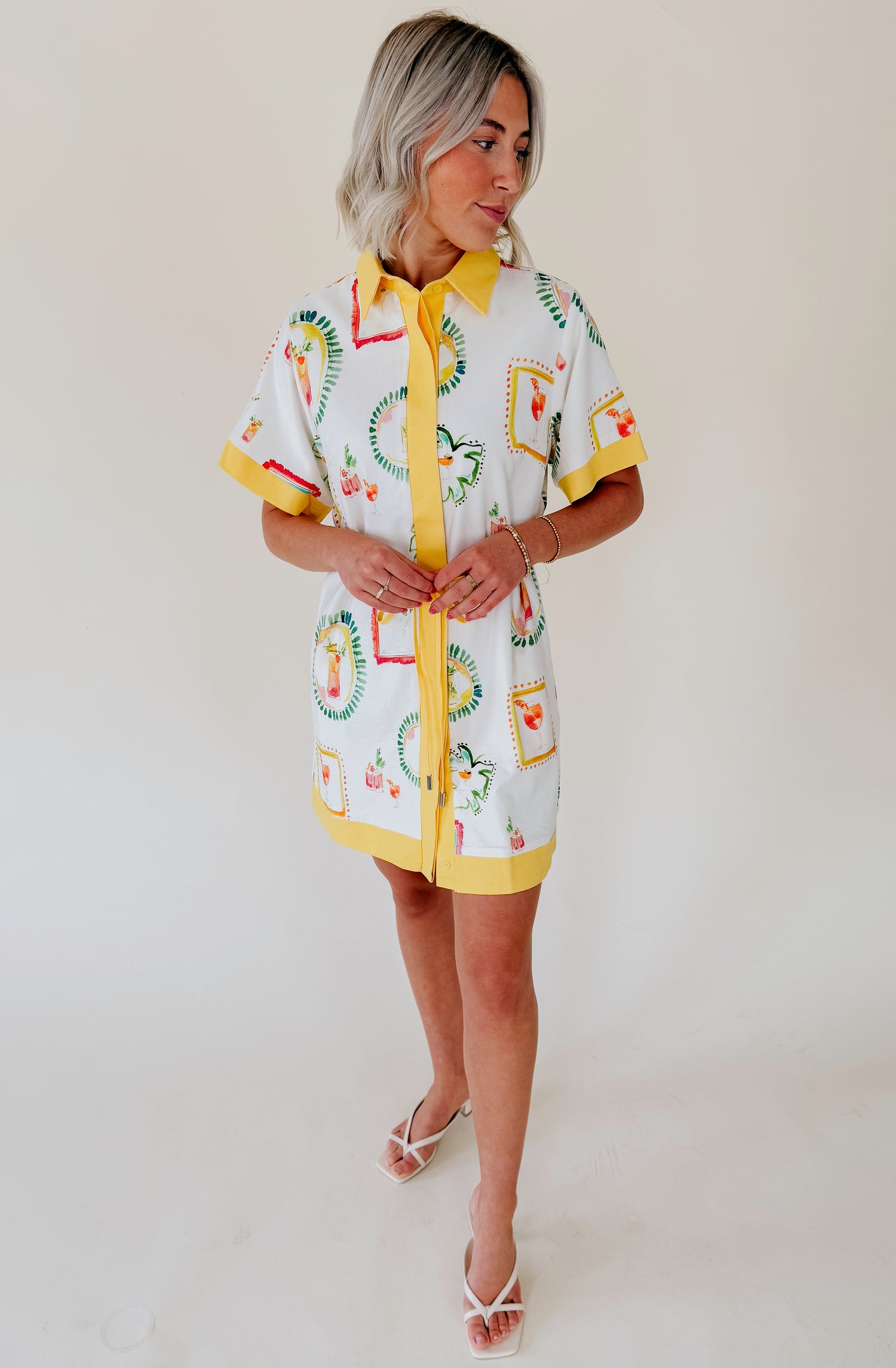 SPRITZ PLEASE SHIFT DRESS