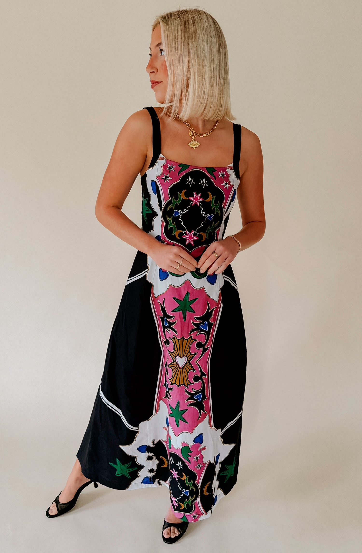Yelena Ankle Dress-Cleobella Estelar Print / XS Yelena Ankle Dress-Cleobella Estelar Print / XS