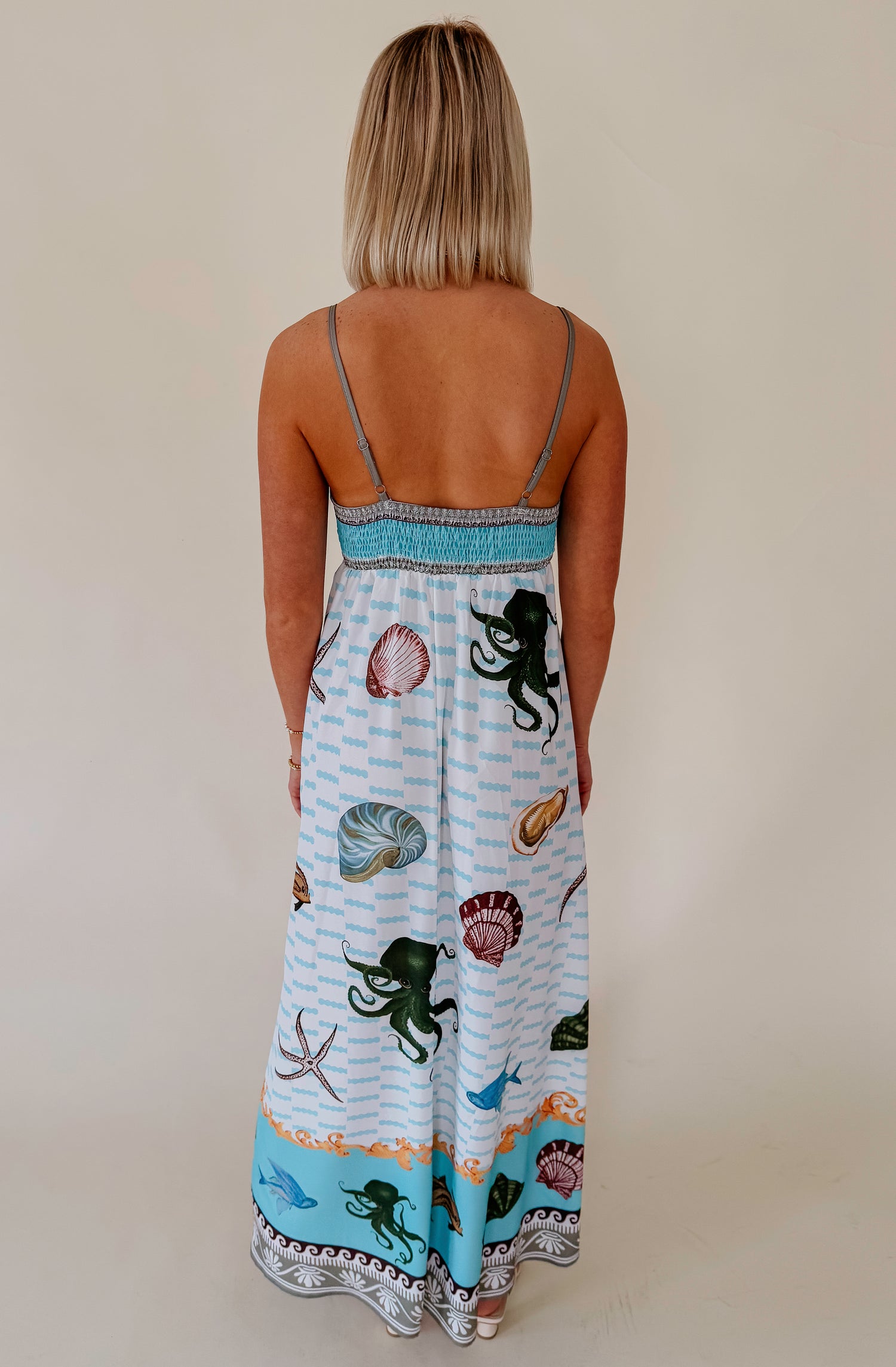 SUN RAYS PRINTED MAXI