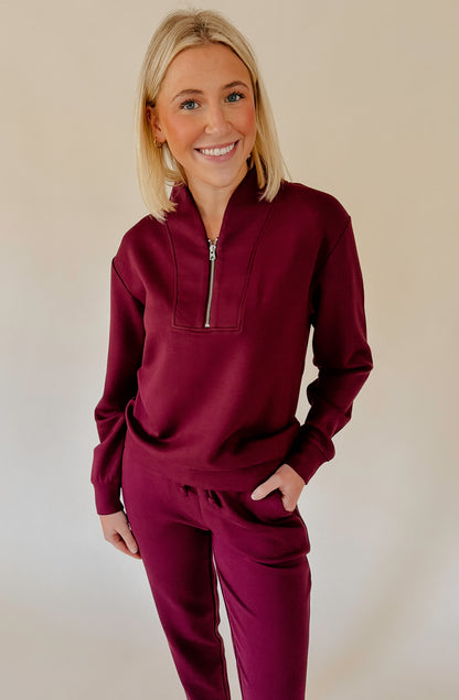 SOFTIES DREAMTECH QUARTER ZIP JOGGER SET