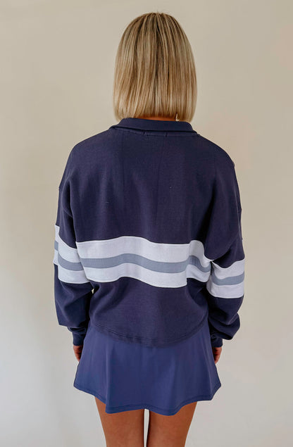 Z SUPPLY ALL DAY RUGBY QUARTER ZIP