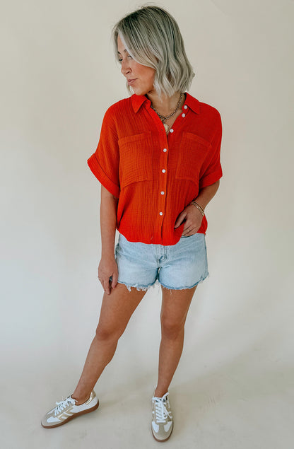 DAZE KATE BUTTONED TOP