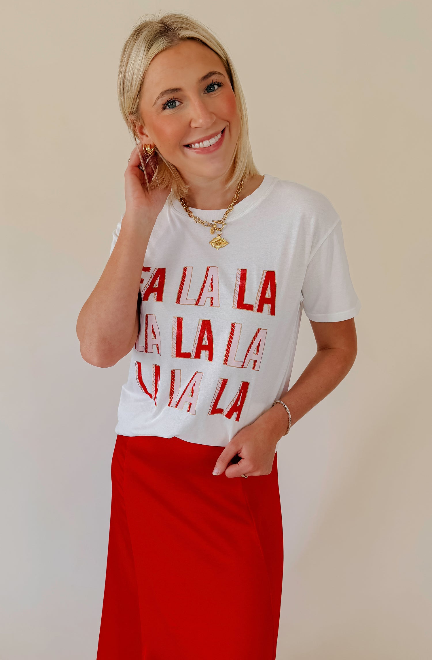 Z SUPPLY FALALALA BOYFRIEND TEE