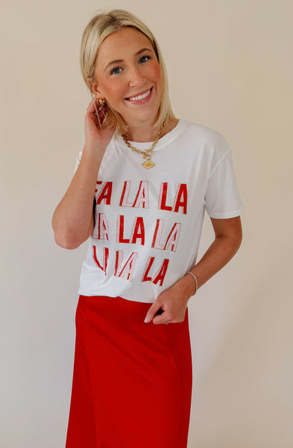 Z SUPPLY FALALALA BOYFRIEND TEE