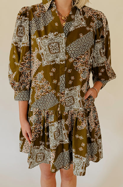 BETTER THIS WAY PRINTED DRESS