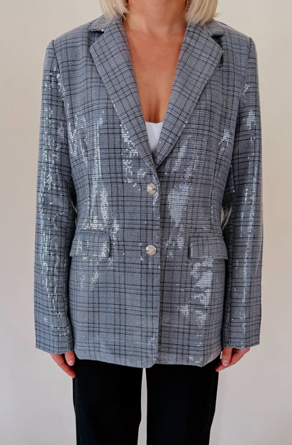 OUT AND ABOUT EMBELLISHED BLAZER