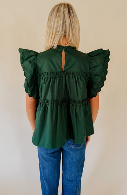THE ADDISON RUFFLE BLOUSE