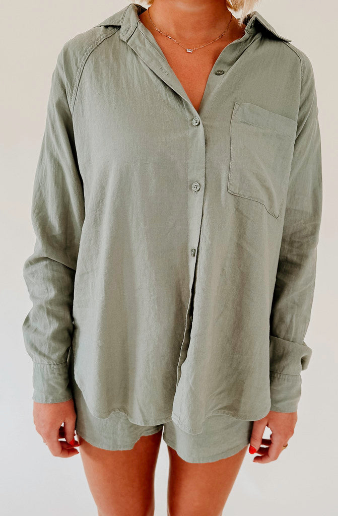 Z SUPPLY PERFECT LINEN TOP