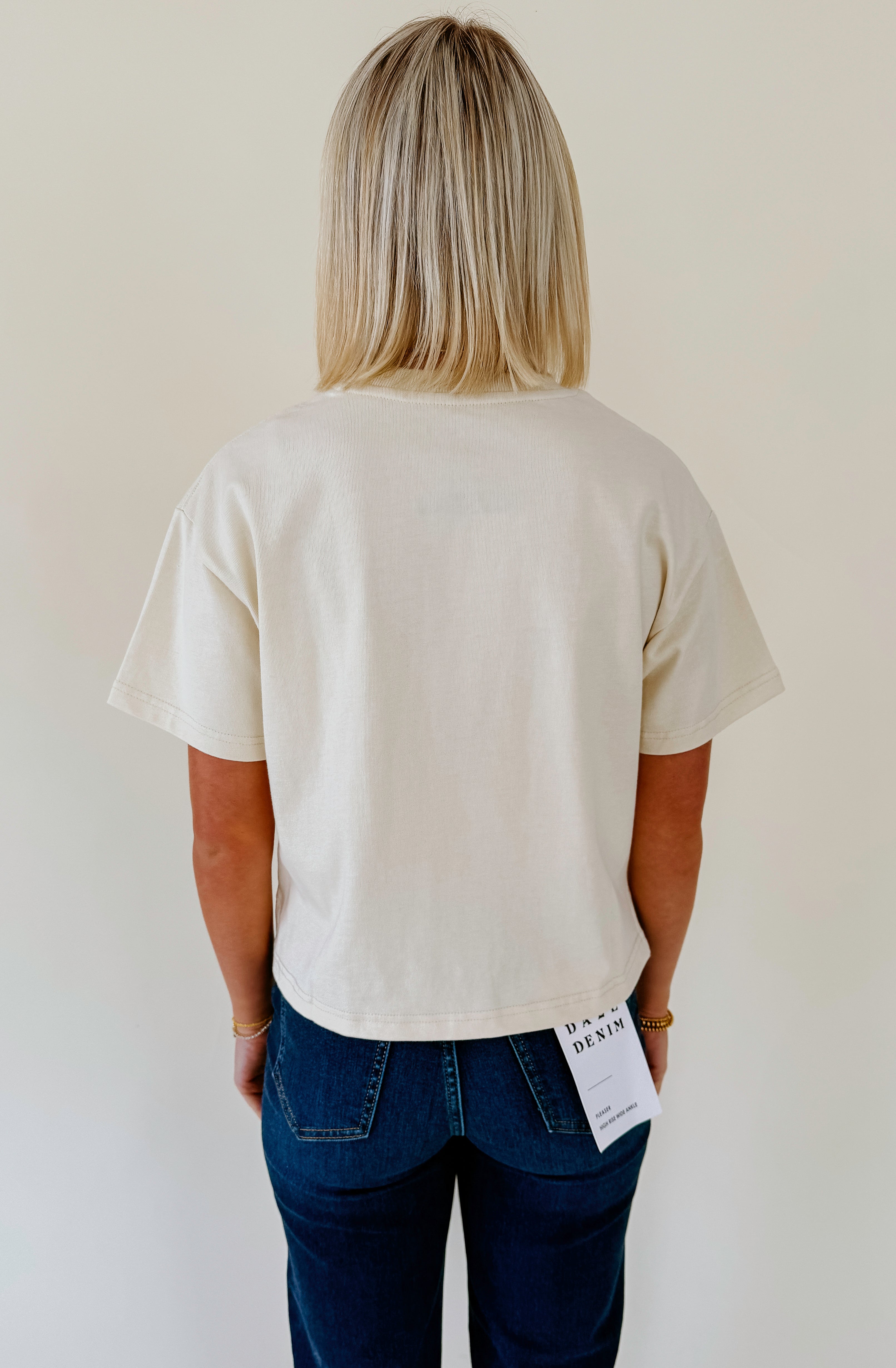 ARKANSAS LASSO CROPPED HEAVYWEIGHT TEE