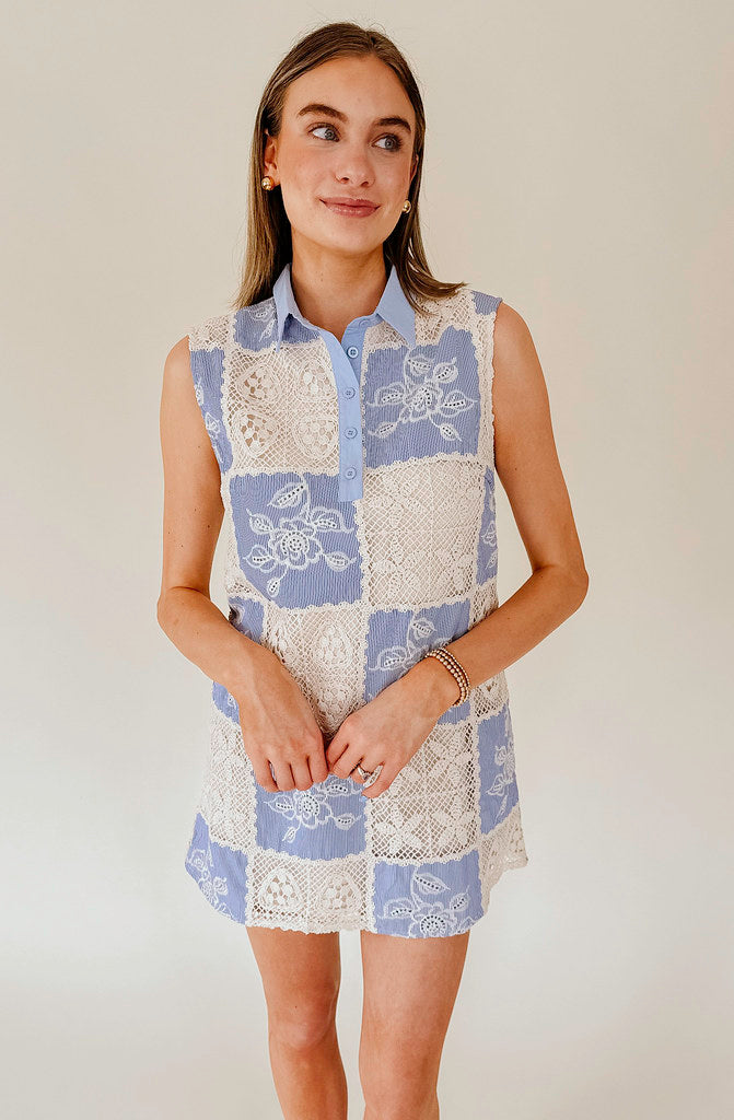 PATCHED TO PERFECTION PATCHWORK DRESS