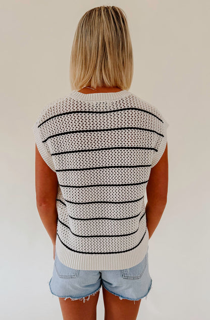 Z SUPPLY INES STRIPED SWEATER TANK