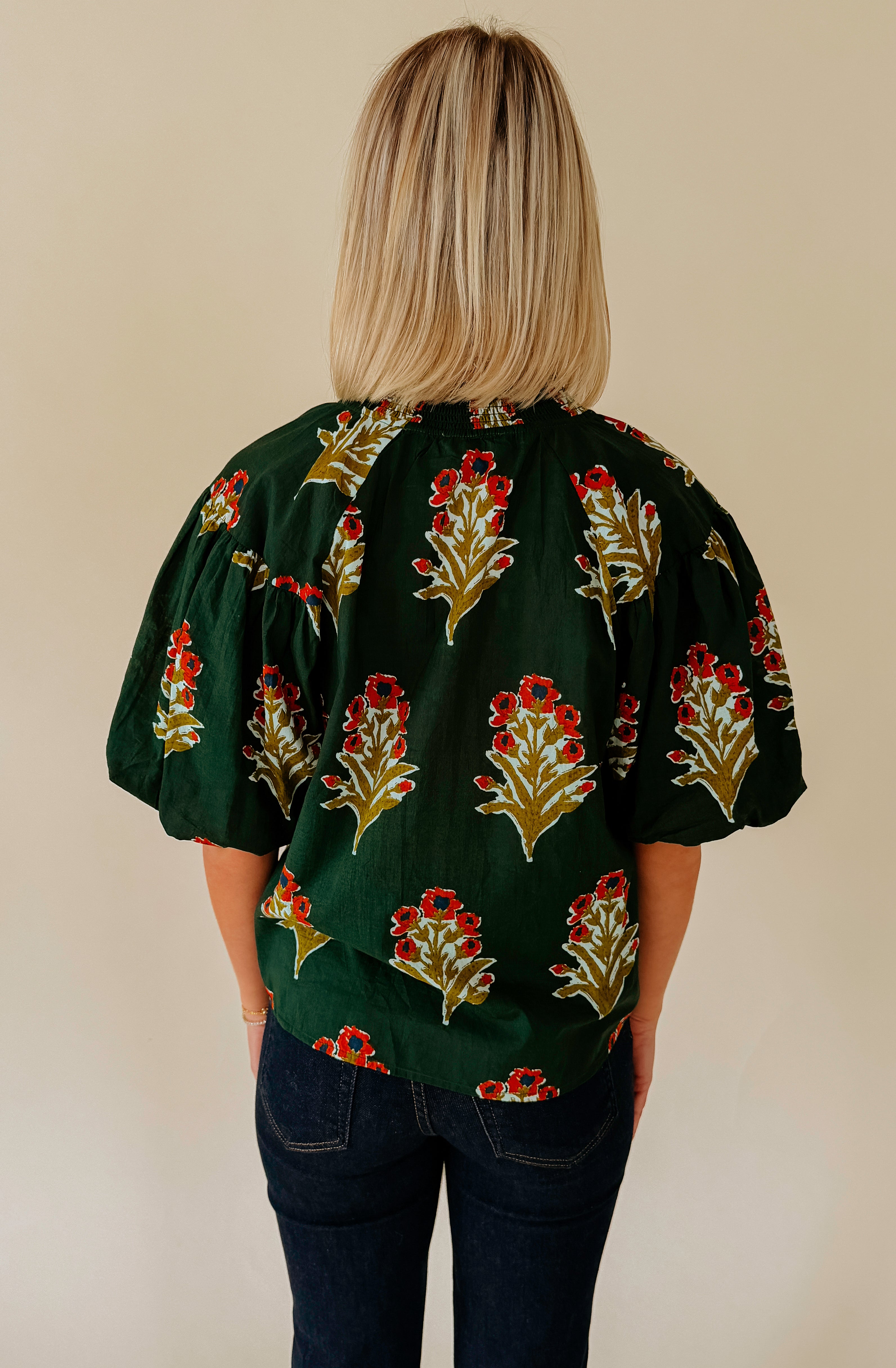 PATTERN PLAY PRINTED BLOUSE