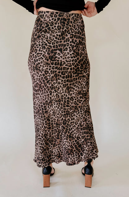 Z SUPPLY IZABEL LEOPARD MIDI SKIRT