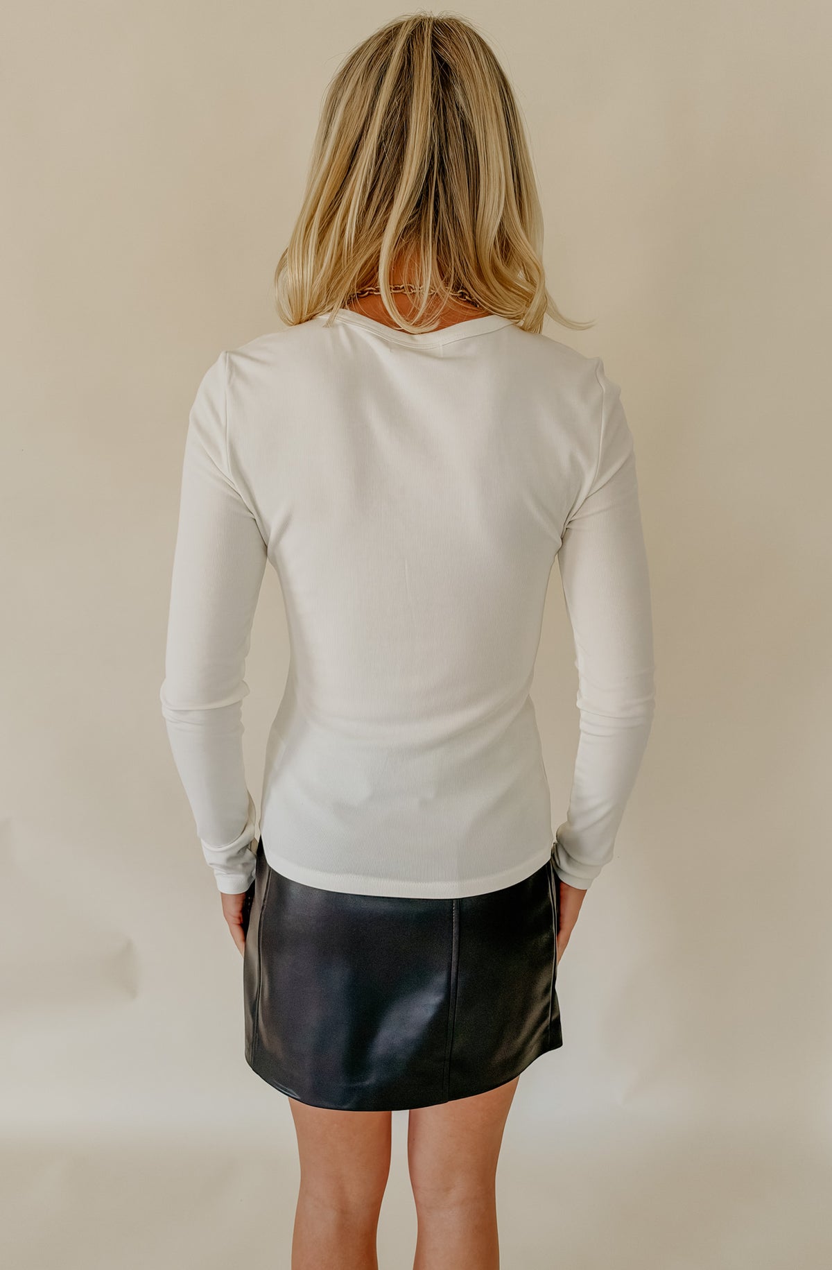 Z SUPPLY SECOND SKIN CREW LONG SLEEVE TEE