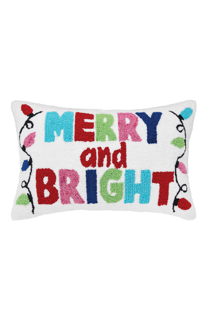 MERRY AND BRIGHT PILLOW