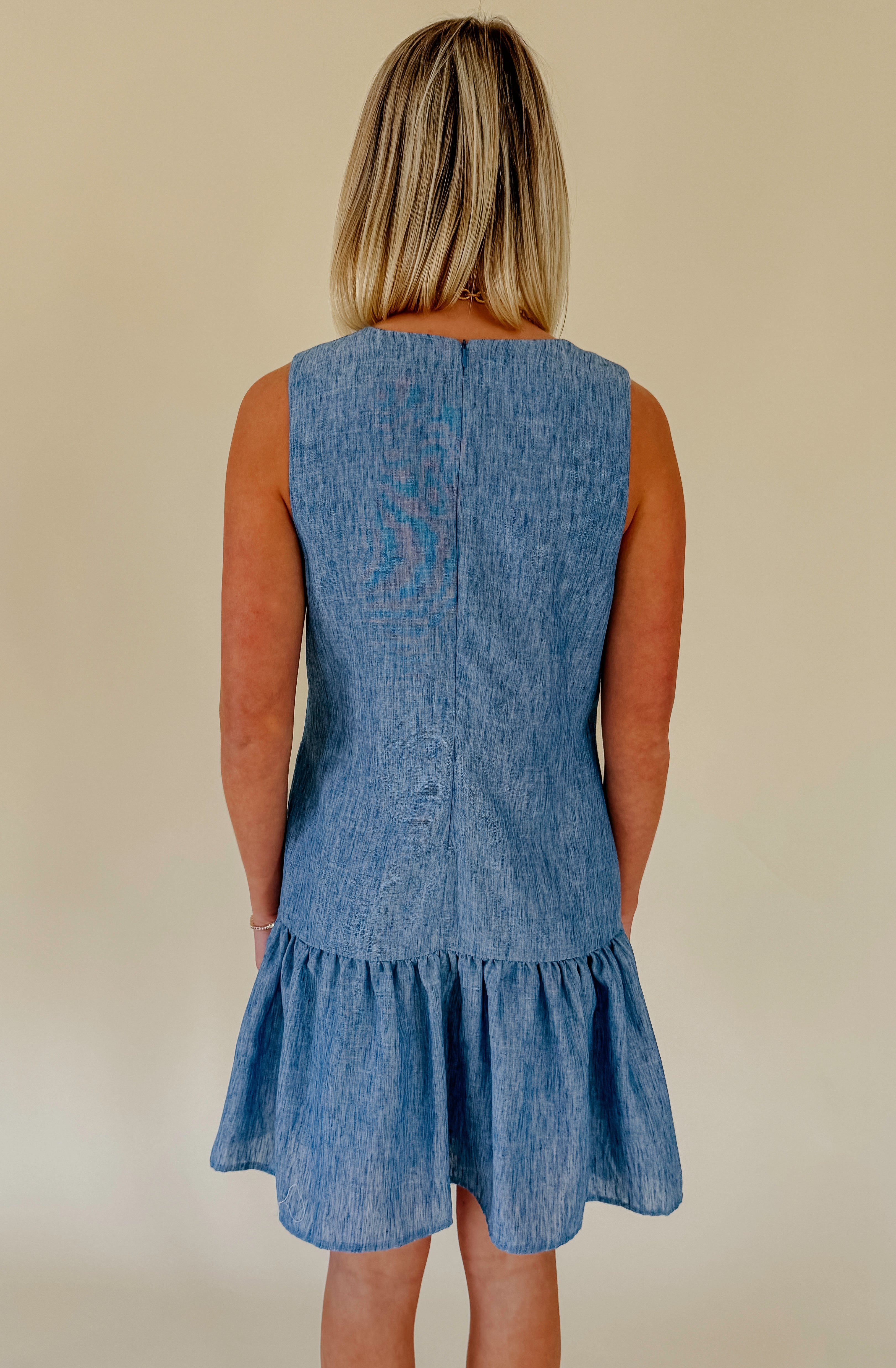 DOWNTOWN NIGHTS DROP WAIST MINI DRESS