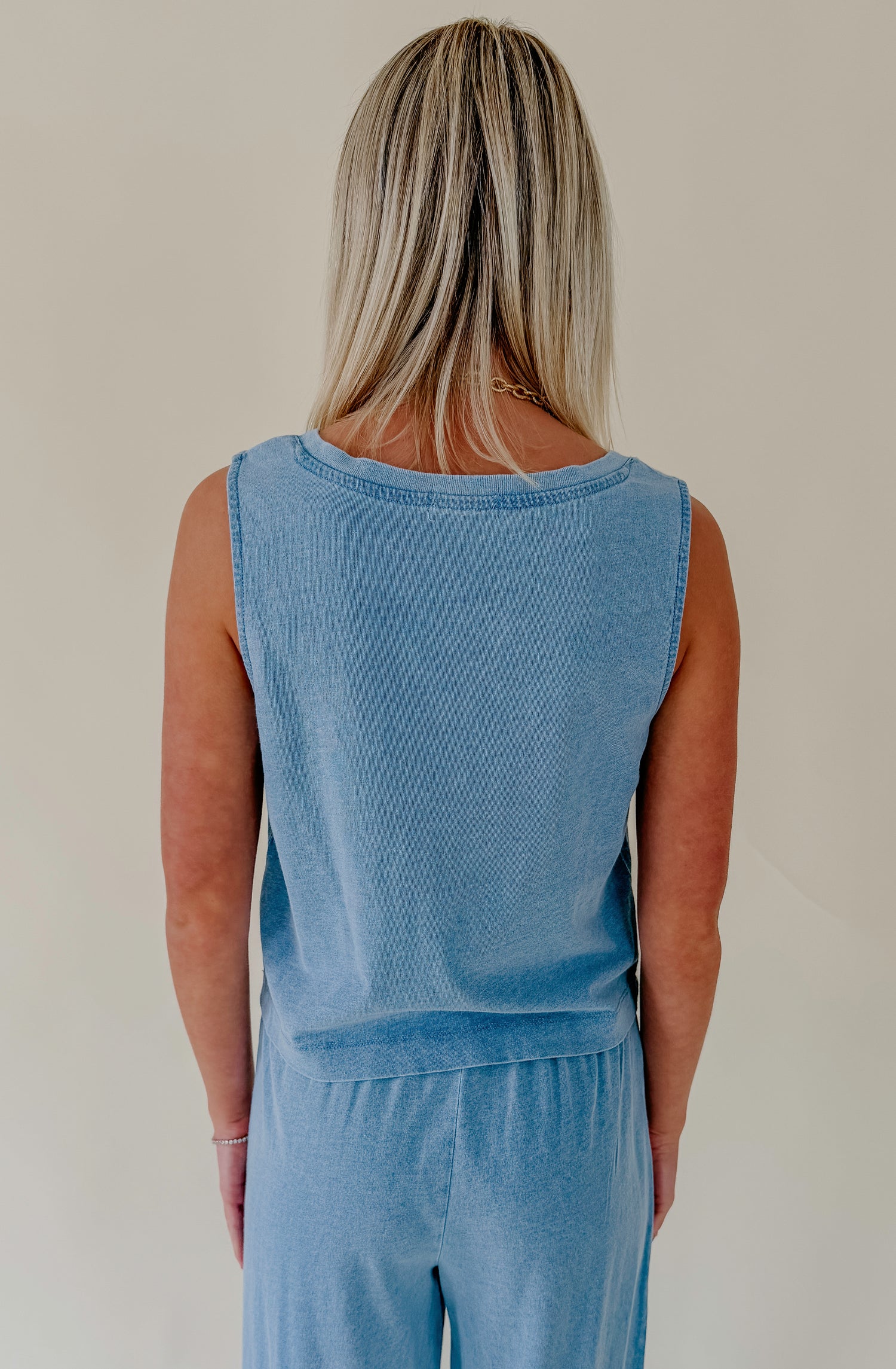 Z SUPPLY SLOANE V NECK DENIM TANK