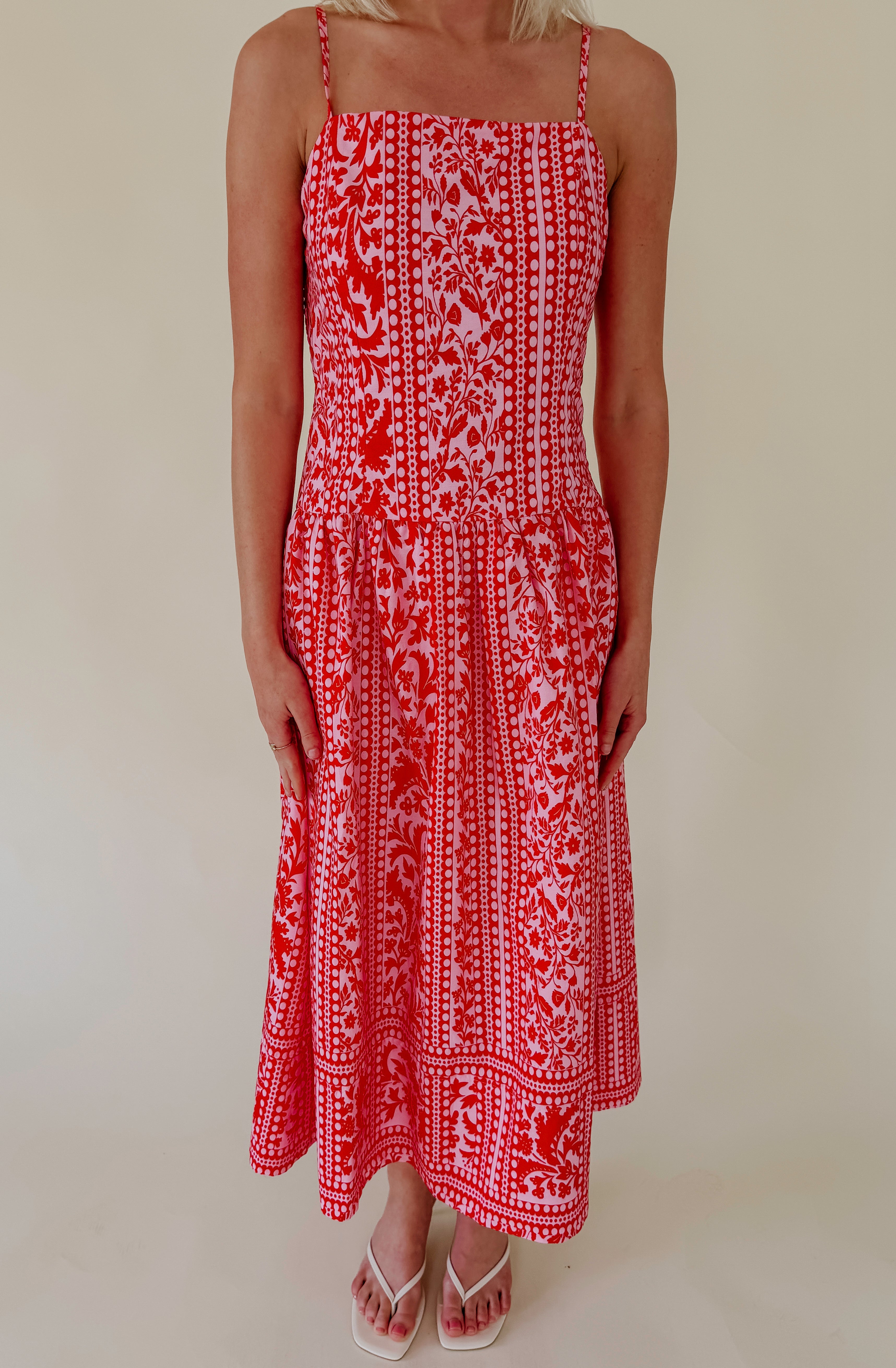 THE SCARLETT MIDI DRESS