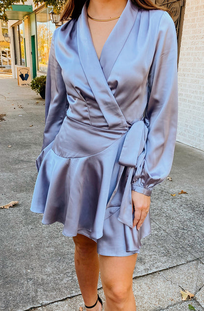 LUCY PARIS ADONIA WRAP DRESS
