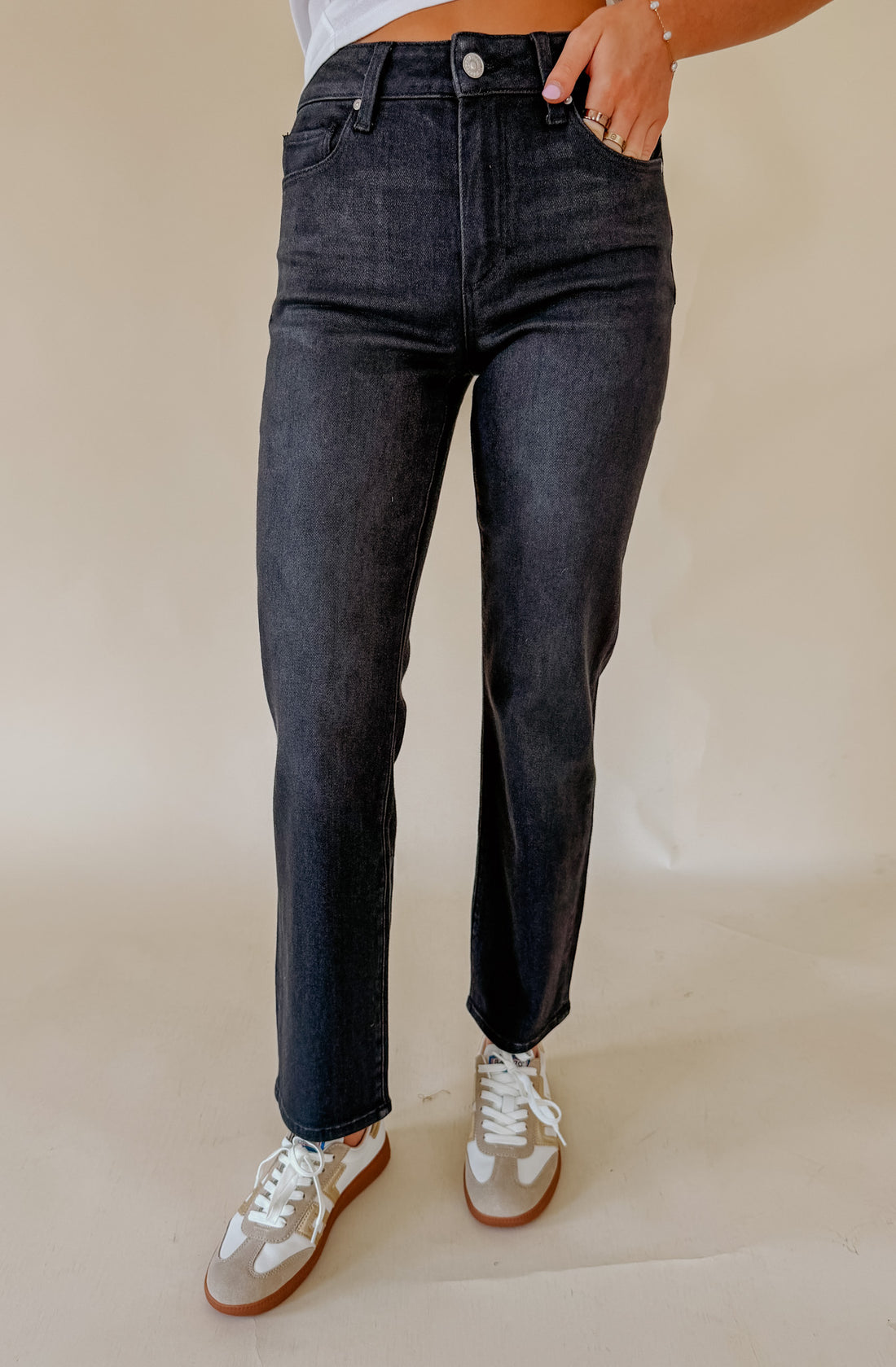 PAIGE MASON ANKLE STRAIGHT DENIM