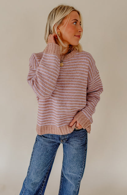 MAUVE SWEATER TOP