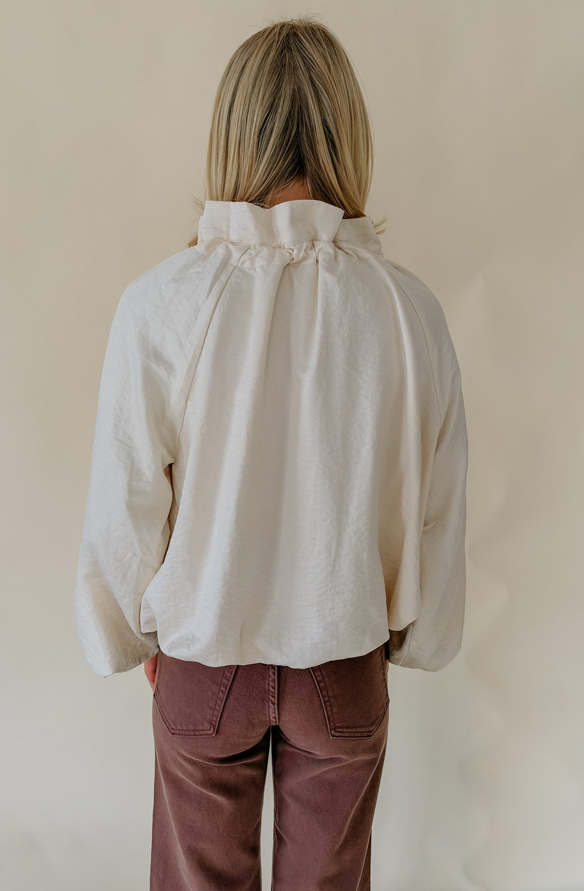 THE ALLY TIE FRONT BLOUSE