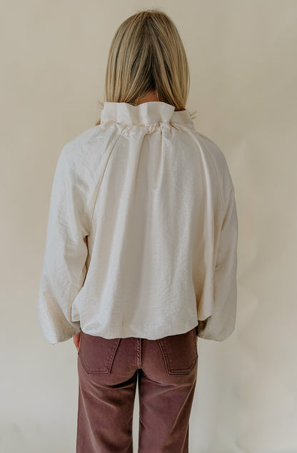 THE ALLY TIE FRONT BLOUSE