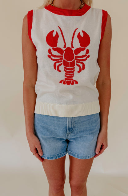 CAJUN SHRIMP LIGHT SWEATER TANK