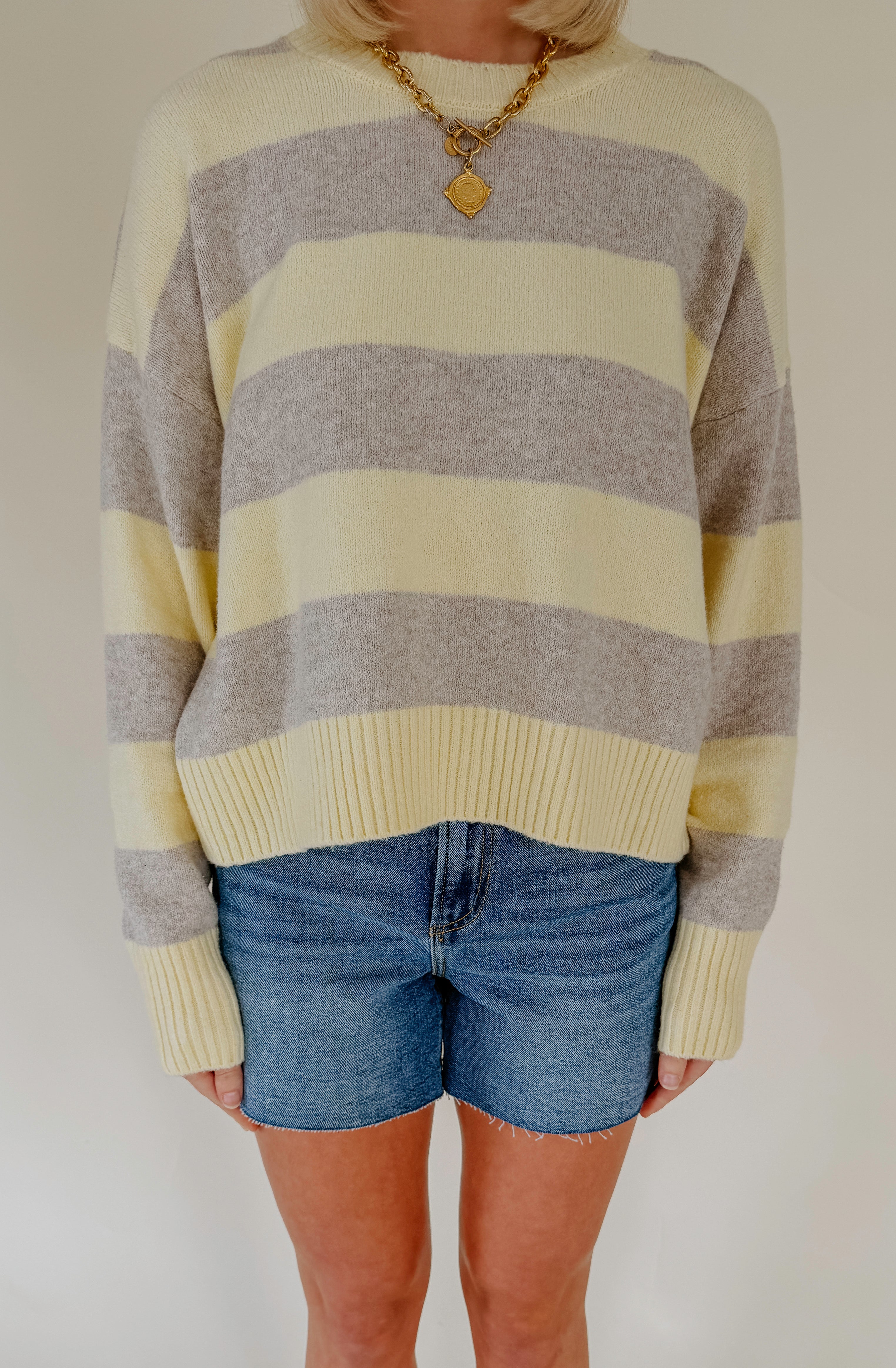 Z SUPPLY CIRRUS STRIPE SWEATER