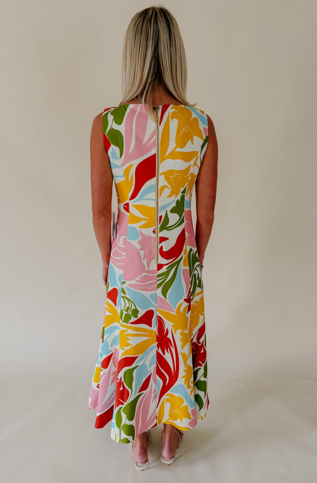 MESTIZA SUNNYSIDE CONVERTIBLE MIDI DRESS