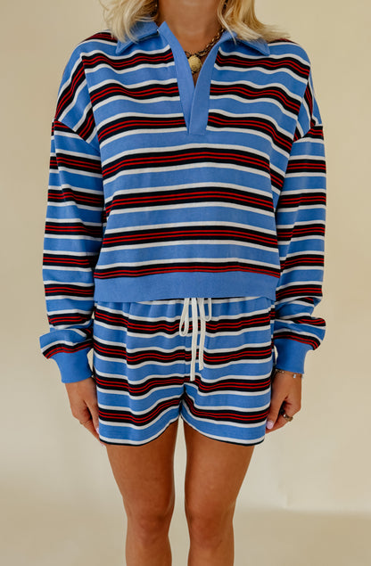 Z SUPPLY LOW KEY STRIPE HENLEY
