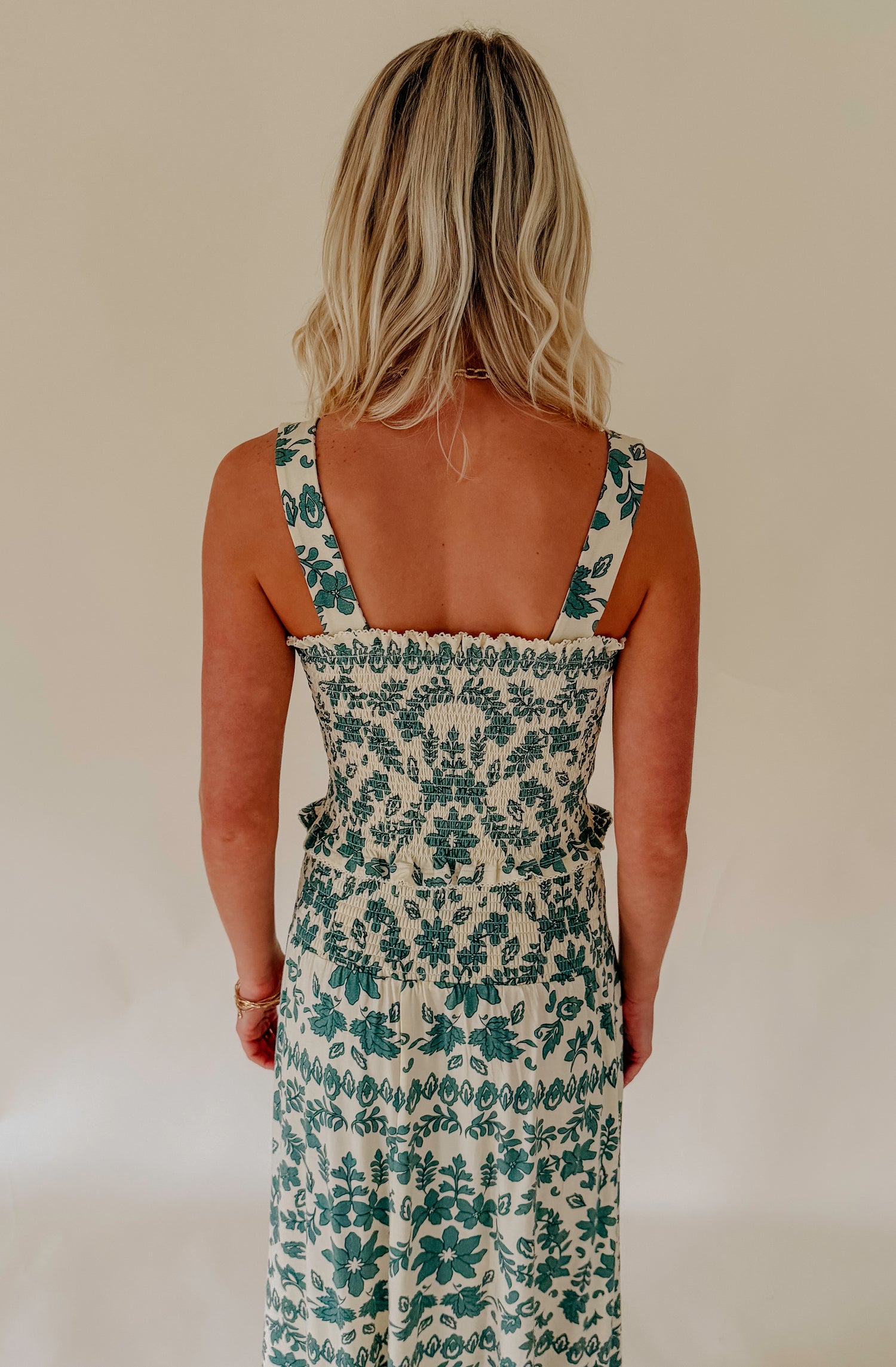Z SUPPLY LEYA TERA PAISLEY SMOCKED TOP