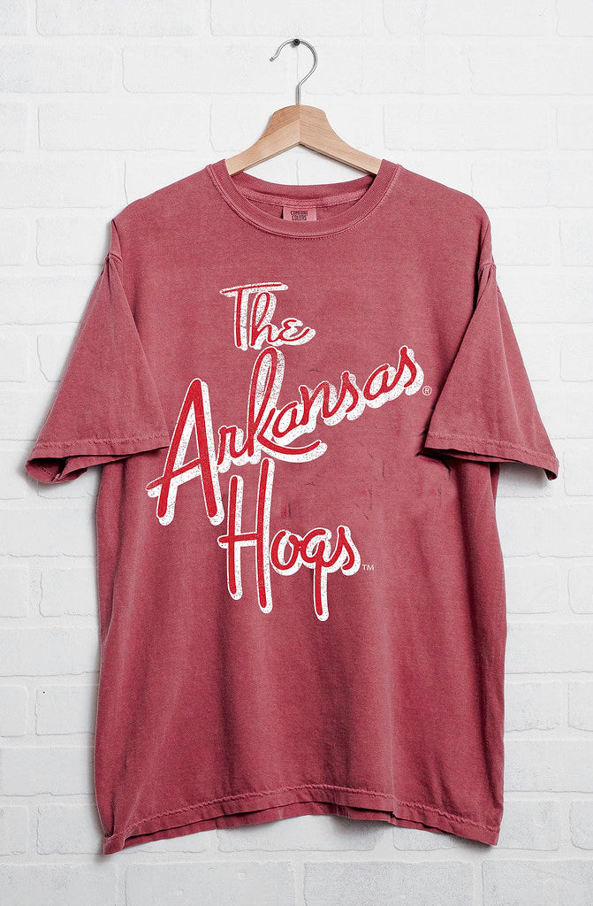 ARKANSAS RAZORBACKS BEVERLY CARDINAL TEE