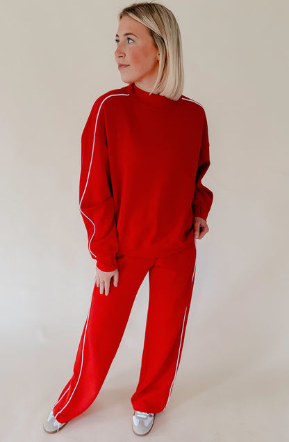 LIGHT AS AIR MODAL SCUBA PANT WITH PIPING