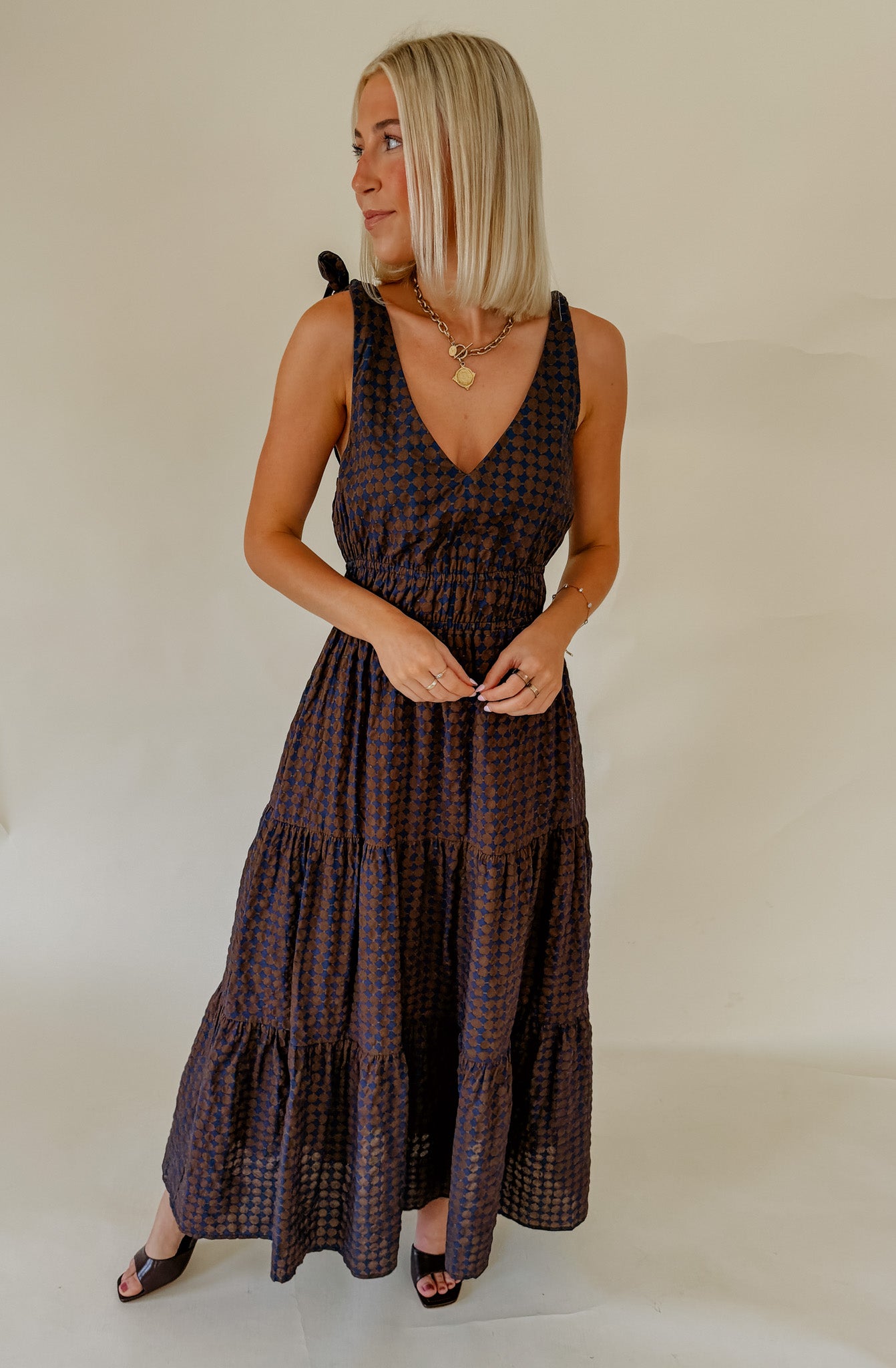 TIE AGAIN MIDI DRESS